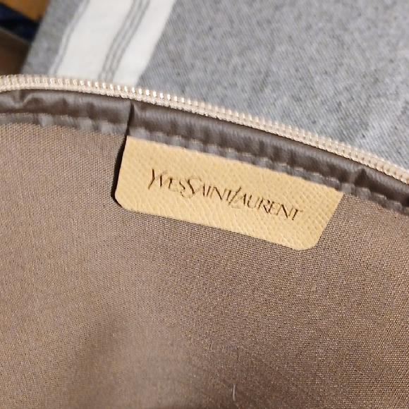 Yves Saint Laurent Brown and Black Clutch - Picture 7 of 9